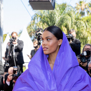 Tina Kunakey - Montée des marches du film "Benedetta" lors du 74ème Festival International du Film de Cannes. Le 9 juillet 2021 © Borde-Jacovides-Moreau / Bestimage 