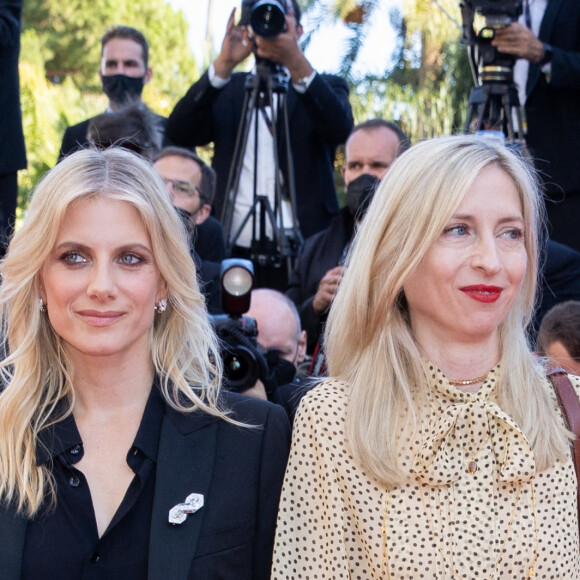 Mélanie Laurent et Jessica Hausner - Montée des marches du film "Benedetta" lors du 74ème Festival International du Film de Cannes. Le 9 juillet 2021 © Borde-Jacovides-Moreau / Bestimage