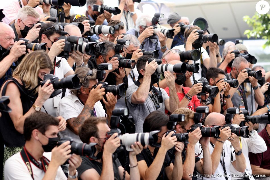 Illustrations des photographes lors du 74ème festival international du film de Cannes le 7 juillet 2021 © Borde / Jacovides / Moreau