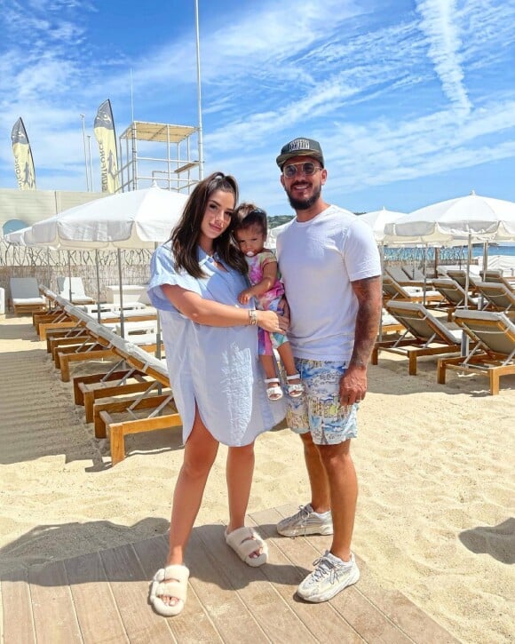 Liam Di Benedetto enceinte de son deuxième enfant, une petite fille, avec Christophe Dicranian sur Instagram.