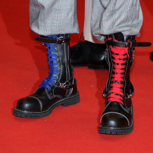 Boots de JoeyStarr - Montée des marches du film " Suprêmes" lors du 74ème Festival International du Film de Cannes. Le 10 juillet 2021 © Borde-Jacovides-Moreau / Bestimage 