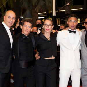 Cut Killer, Sandor Funtek, Audrey Estrougo, Theo Christine, JoeyStarr - Montée des marches du film " Suprêmes" lors du 74ème Festival International du Film de Cannes. Le 10 juillet 2021 © Borde-Jacovides-Moreau / Bestimage 