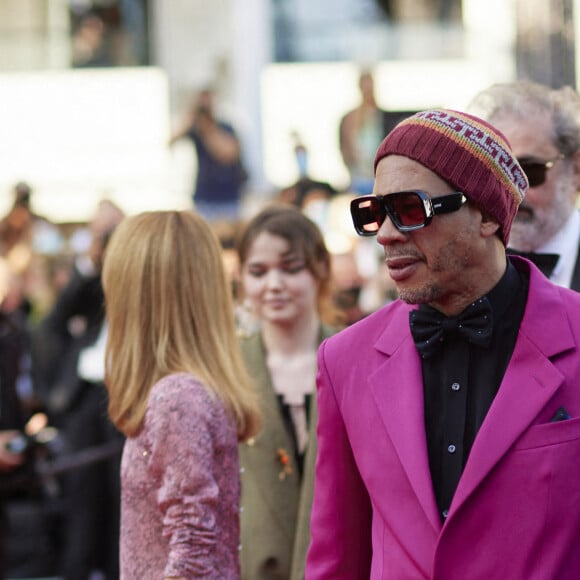 JoeyStarr - Montée des marches du film " De son vivant " lors du 74ème Festival International du Film de Cannes. Le 10 juillet 2021 © Borde-Jacovides-Moreau / Bestimage 