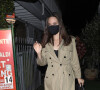 Angelina Jolie, 46 ans, et The Weekend, 31 ans, ont quitté séparément le restaurant "Giorgio Baldi" à Santa Monica, après y avoir dîné, le 30 juin 2021. 