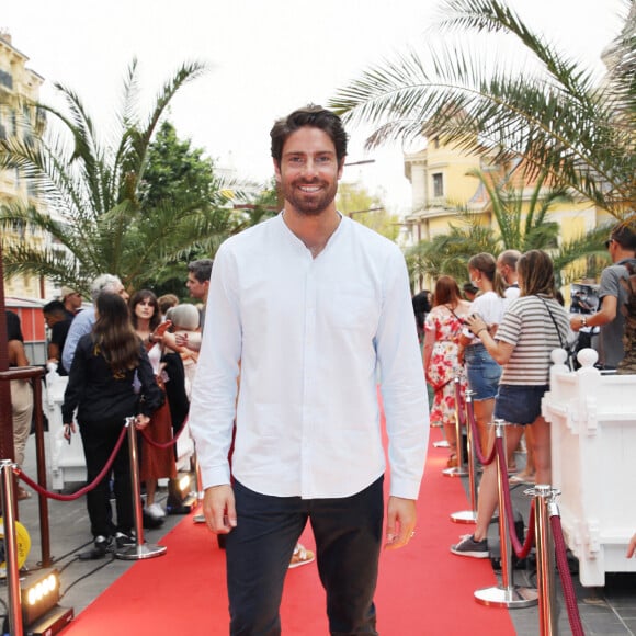 Tom Leeb à la première du film "Boite Noire" dans le cadre du Festival CINEROMAN au cinéma Pathé Gare du Sud à Nice, France, le 19 juin 2021. © Denis Guignebourg/Bestimage 