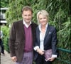 Pierre Sled et Sophie Davant - Tournoi de Roland-Garros 2009.