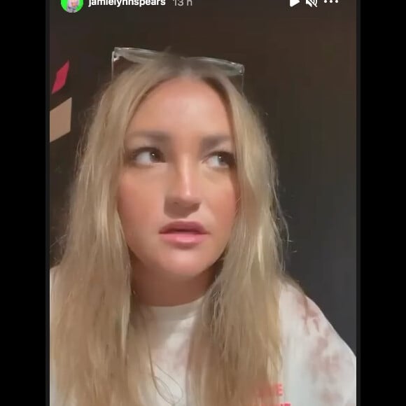 Jamie Lynn Spears prend la parole sur Instagram. Le 28 juin 2021.