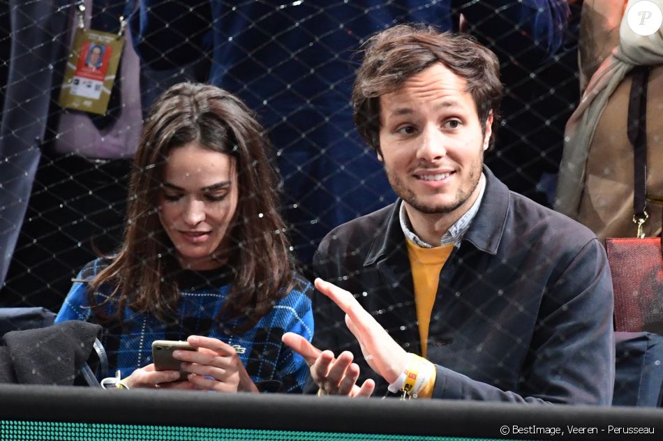 Vianney et sa compagne Catherine Robert lors de la finale du tournoi Rolex Paris Masters 2019 à Paris le 3 novembre 2019. © Veeren - Perusseau / Bestimage
