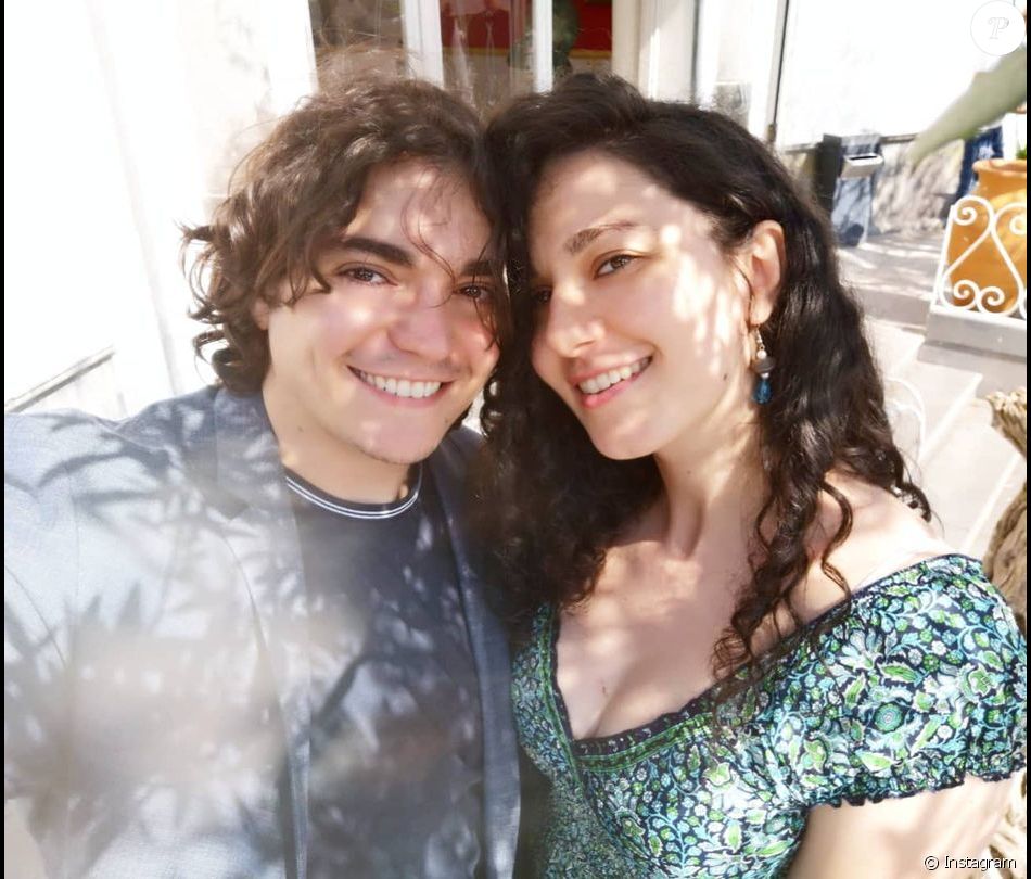 Giovanni Amura (Stephano Carracci dans "L'amie prodigieuse) et sa compagne Rossella Rivoli.