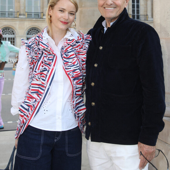 Jean-Charles De Castelbajac et Pauline De Drouas - Soirée de remise des prix de "Andam Fashion Awards 2021" dans les jardins du Palais Royal à Paris. Le 1er juillet 2021 © Denis Guignebourg / Bestimage