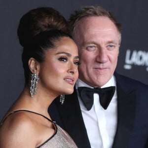 Francois-Henri Pinault et sa femme Salma Hayek Pinault - Soirée "LACMA Art + Film Gala" au Los Angeles County Museum of Art.