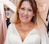 Cindy Van Der Auwera en robe de mariée