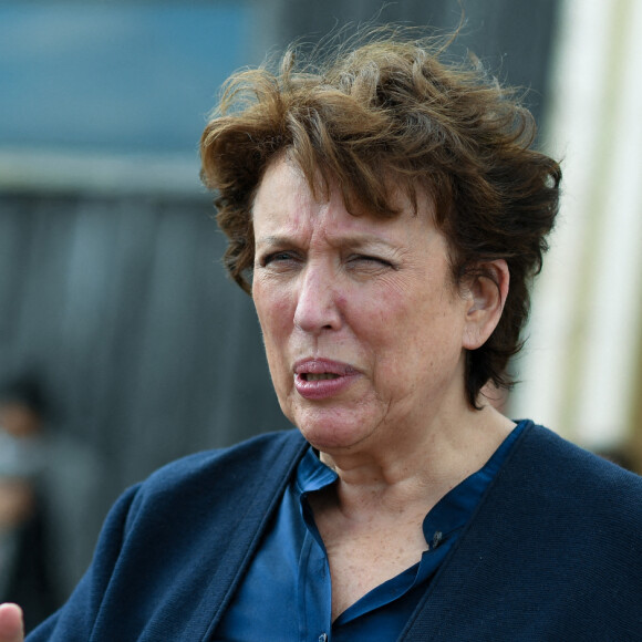 Roselyne Bachelot en visite au festival des Francofolies 2021 à La Rochelle, le 12 juillet 2021.