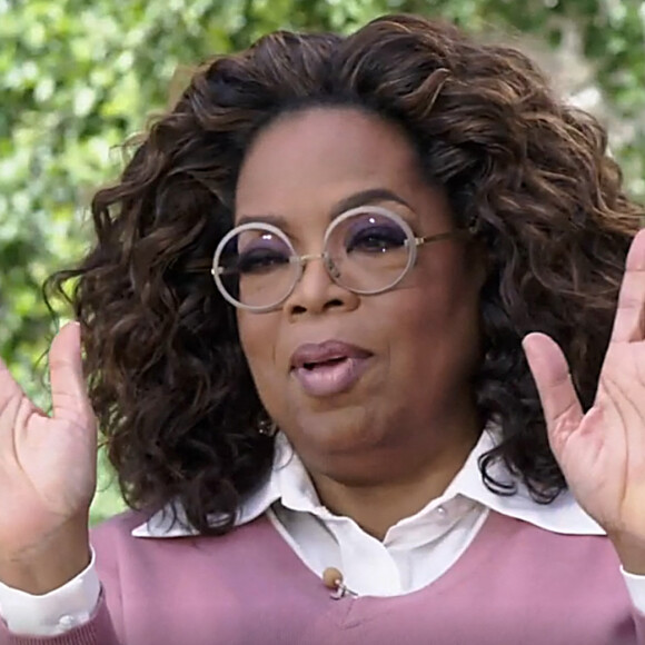La présentatrice américaine Oprah Winfrey. © Capture TV CBS via Bestimage