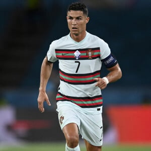 Cristiano Ronaldo - Match de football de l'Euro 2020 : La Belgique remporte la victoire 1-0 face au Portugal à Seville le 27 juin 2021. © Photonews / Panoramic / Bestimage