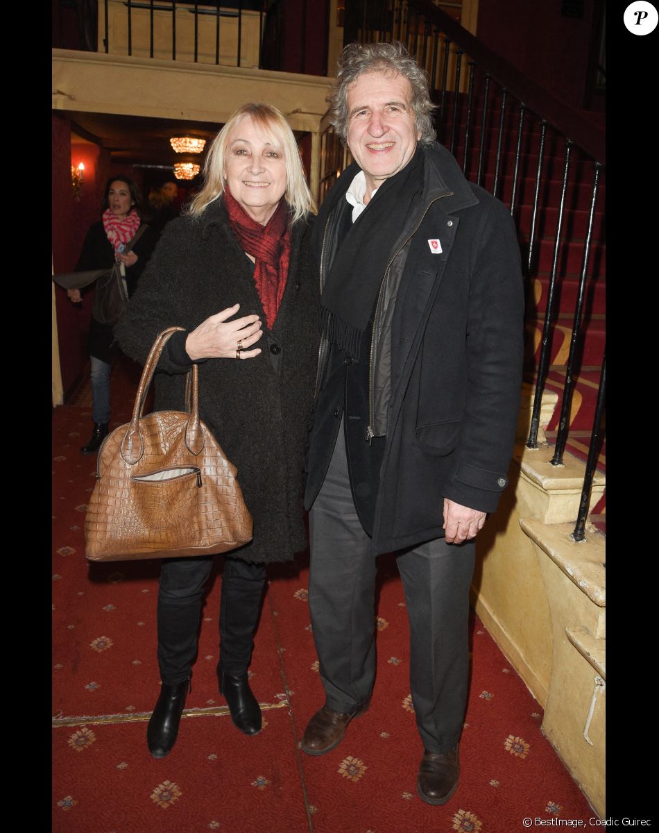 Julie et Gérard Leclerc - People à la générale du woman show "Vive Demain !" de Michèle Bernier au théâtre des Variétés à Paris le 28 janvier 2019. © Coadic Guirec/Bestimage