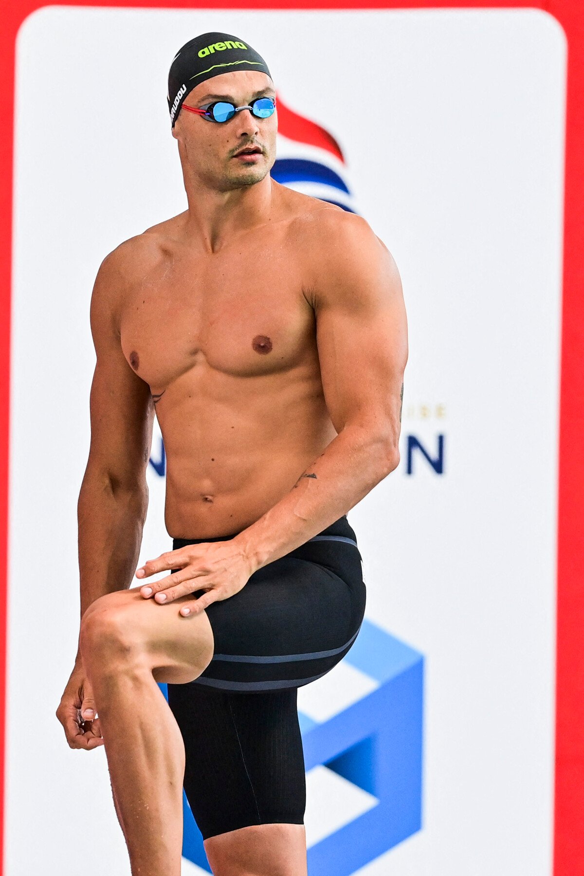 Photo Florent Manaudou (Fra) Finale 50m Nage Libre Messieurs lors des championnats de France