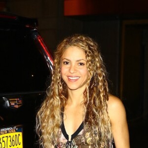 Shakira à la sortie du restaurant Zuma à New York. Le 9 août 2018