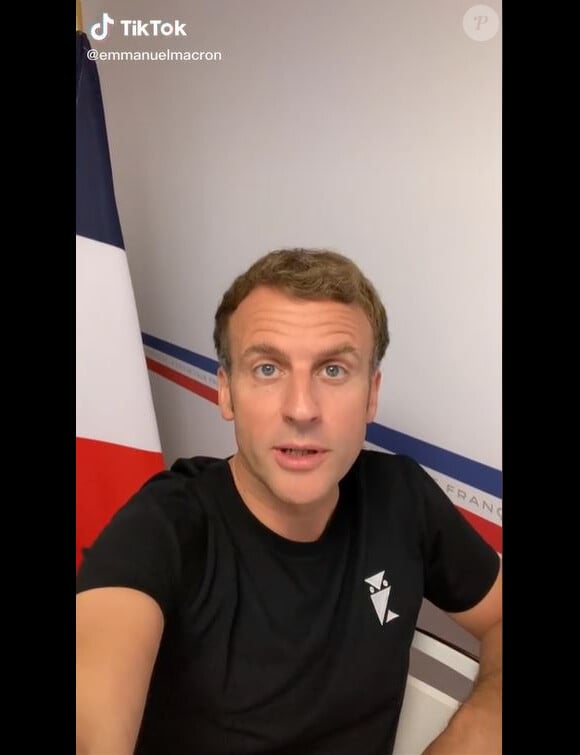 Emmanuel Macron sur TikTok