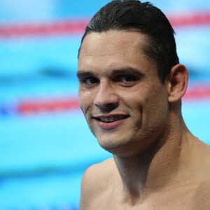 Florent Manaudou, médaille d'argent du 50 m nage libre aux jeux olympiques Tokyo 2020, le 1er août 2021.