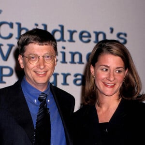 Bill Gates et son ex-épouse Melinda Gates en février 2005.