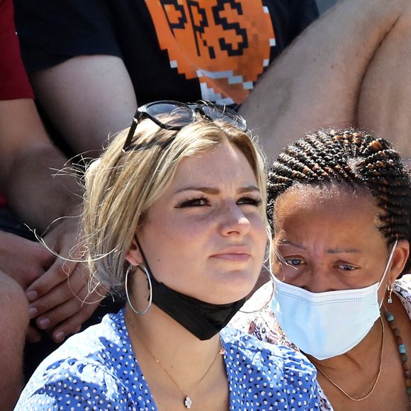 Roland Garros 2021 - Elina Svitolina, la fiancée de Gael Monfils dans les tribunes lors des internationaux de tennis à Paris le 1er juin 2021. © Dominique Jacovides / Bestimage