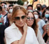 Jennifer Lopez poursuit ses vacances sans Ben Affleck à Portofino, le 31 juillet 2021.