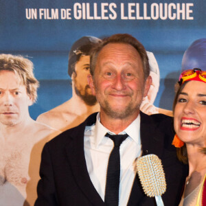 Benoît Poelvoorde lors de l'avant première du film "Le Grand Bain" au cinéma UGC De Brouckère, à Bruxelles, Belgique, le 10 octobre 2018. 