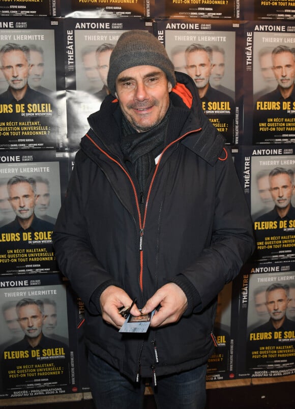 Exclusif - Bernard Campan - Générale de la pièce "Fleurs de Soleil" au théâtre Antoine à Paris le 27 février 2020. © Coadic Guirec/Bestimage 