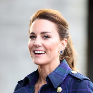 Kate Catherine Middleton, duchesse de Cambridge, a assisté à une projection du film "Cruella" dans un drive-in à Edimbourg, à l'occasion de la tournée en Ecosse. Le 26 mai 2021 