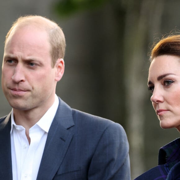 Le prince William, duc de Cambridge et Kate Catherine Middleton, duchesse de Cambridge, ont assisté à une projection du film "Cruella" dans un drive-in à Edimbourg, à l'occasion de leur tournée en Ecosse. Le 26 mai 2021 