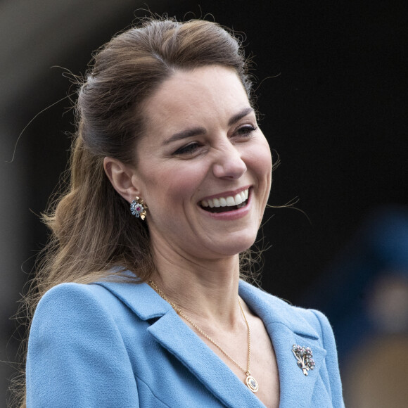 Kate Catherine Middleton, duchesse de Cambridge, lors de l'événement "Beating of the Retreat (Cérémonie de la Retraite)" au palais de Holyroodhouse à Edimbourg.