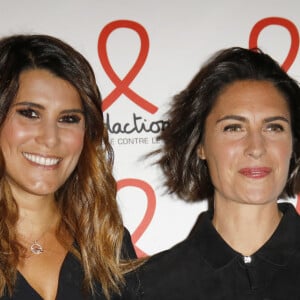 Karine Ferri, Alessandra Sublet - Soirée de lancement du Sidaction 2019 à la salle Wagram à Paris, le 18 mars 2019. © Marc Ausset-Lacroix/Bestimage 