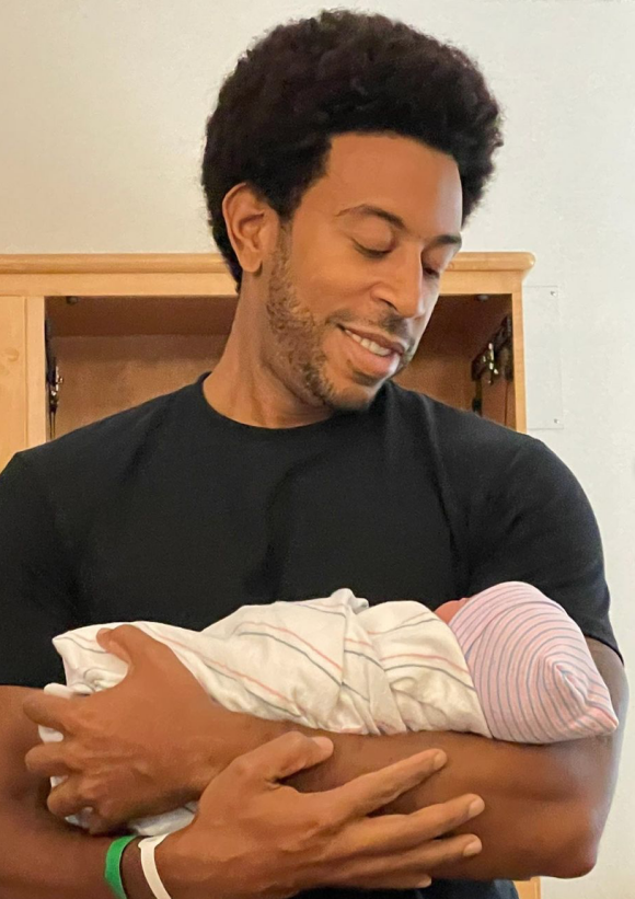 Ludacris et sa fille Chance Oyali Bridges, née le 28 juillet 2021.