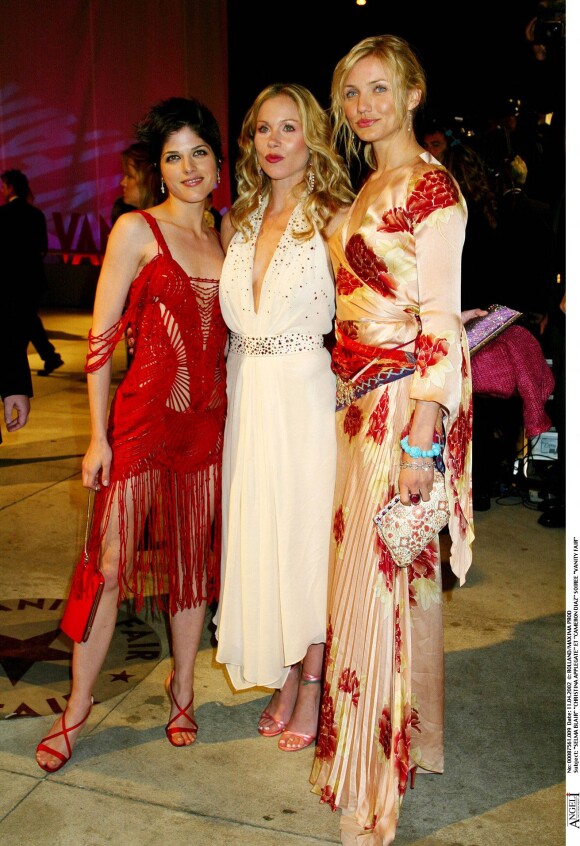 Selma Blair, Christina Applegate et Cameron Diaz à Los Angeles, le 25 mars 2002.