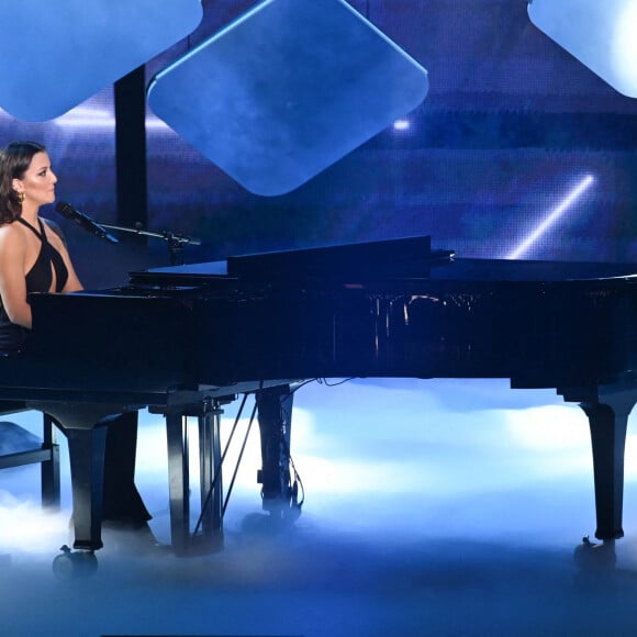 Camille Lellouche et Grand Corps Malade (Victoire de la chanson originale) - 36ème édition des Victoires de la Musique à la Seine Musicale à Boulogne-Billancourt, France, le 12 février 2021. © Coadic Guirec/Bestimage 