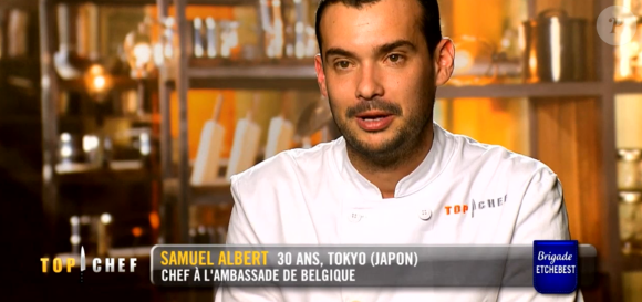 Samuel lors de la grande finale de "Top Chef 10" (M6) mercredi 8 mai 2019.