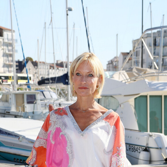 Rebecca Hampton du feuilleton télévisé "Plus belle la vie" au photocall du quatrième jour du festival international du film de La Rochelle, France, le 15 septembre 2018. © Patrick Bernard/Bestimage