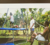 Yannich Noah, son fils Joakim Noah et ses petits-enfants en vacances à Hawaï. Story Instagram du 18 août 2021.