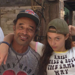 Yannick Noah et sa fille Jenaye. Story Instagram du 18 août 2021.