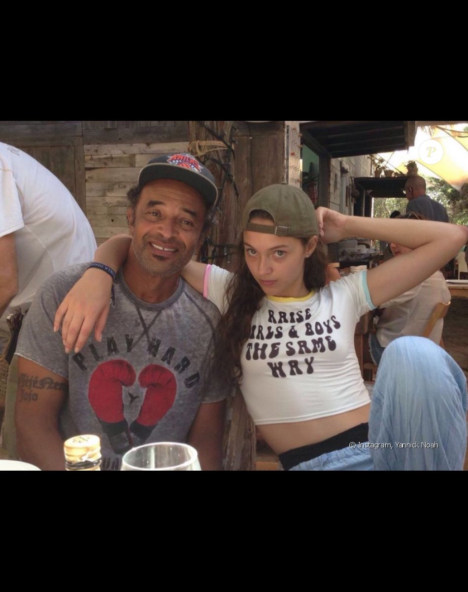 Yannick Noah et sa fille Jenaye. Story Instagram du 18 août 2021.