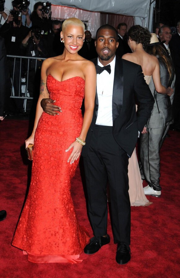 Kanye West et Amber Rose.