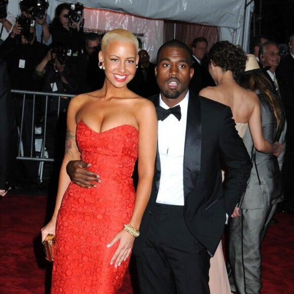 Kanye West et Amber Rose.