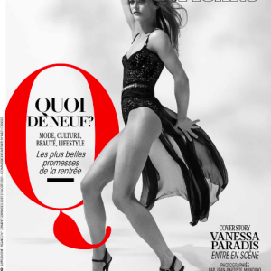 Vanessa Paradis en couverture du magazine "Madame Figaro" du 20 août 2021.