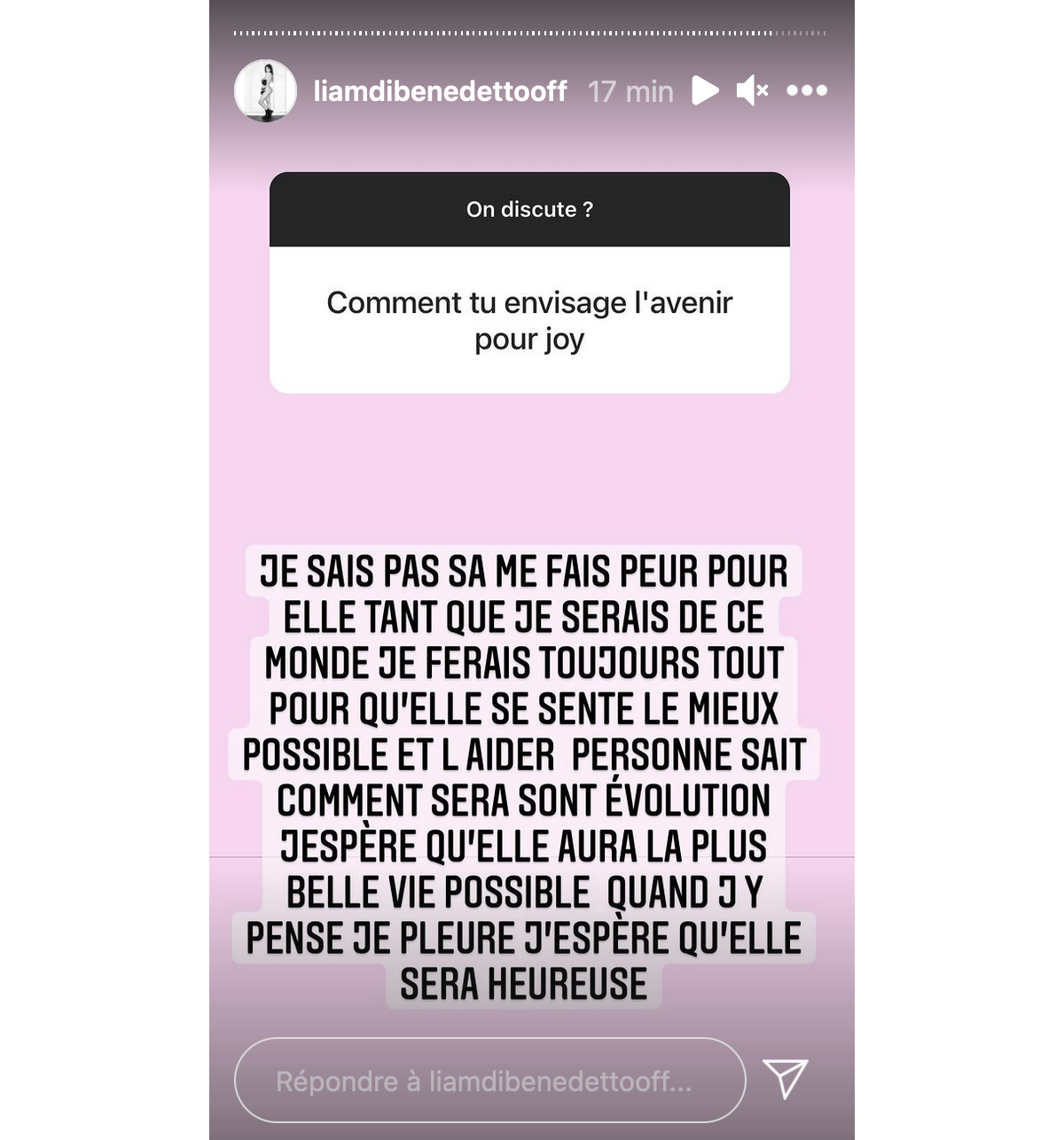 Photo Liam Di Benedetto Se Confie Sur Ses Craintes Concernant Lavenir De Sa Fille Handicapée 2282