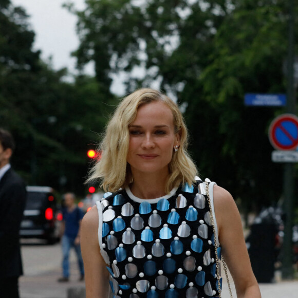 Diane Kruger - Arrivées au dîner de lancement des Parfums Louis Vuitton, Stellar Times, Cosmetic Cloud, Dancing Blossom, Rhapsody et Symphony, à la fondation Louis Vuitton à Paris, France, le 5 juillet 2021. Clovis-Veeren/Bestimage 