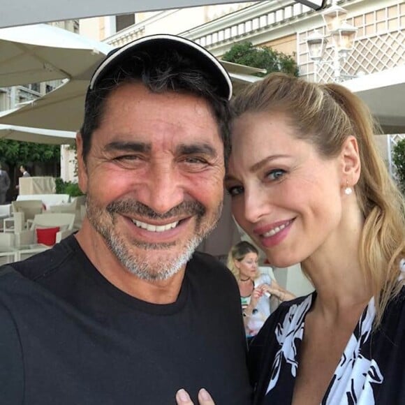 Adriana Karembeu et son mari Aram Ohanian. Juillet 2018