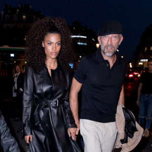 Vincent Cassel et sa femme Tina Kunakey lors de la soirée du 70ème anniversaire de Longchamp à l'Opéra Garnier à Paris, France, le 11 septembre 2018. © Cyril Moreau/Bestimage