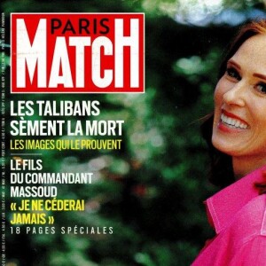 Audrey Fleurot dans le magazine "Paris Match" du 26 août 2021.