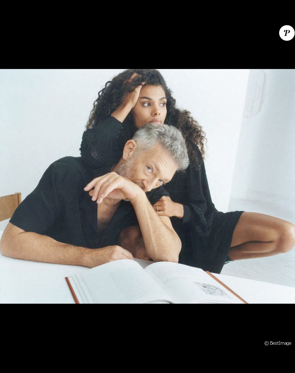 Vincent Cassel et sa femme Tina Kunakey dans la nouvelle campagne de The Kooples Kooples has tapped Vincent Cassel and Tina Kunakey as brand ambassadors. Today, the Parisian label unveiled a campaign that features the famed French actor and his model wife outfitted in pieces from a capsule collection, titled Tina for Vincent, which Kunakey helped design. Working with the brand's artistic director, Tom Van Dorpe, she envisioned a line of unisex apparel and accessories that reflects their combined style while in quarantine on the sunny beaches in the South of France. Even as one of the most stylish couples in the world, with sleek separates and frilly dresses at their disposal, Cassel and Kunakey fully leaned in to the relaxed, biz-leisure garments that were the trend du jour last year.